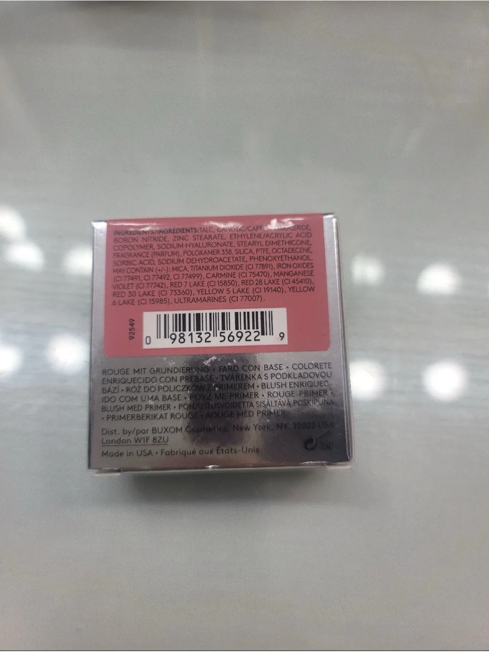 Buxom Wanderlust Primer Infused Blush- Dolly